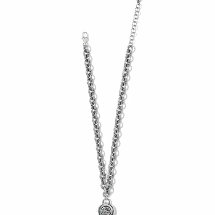 Brighton Ferrara Disc Necklace Silver Fashion