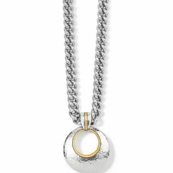 Brighton Ferrara Entrata Large Necklace Silver-Gold Best