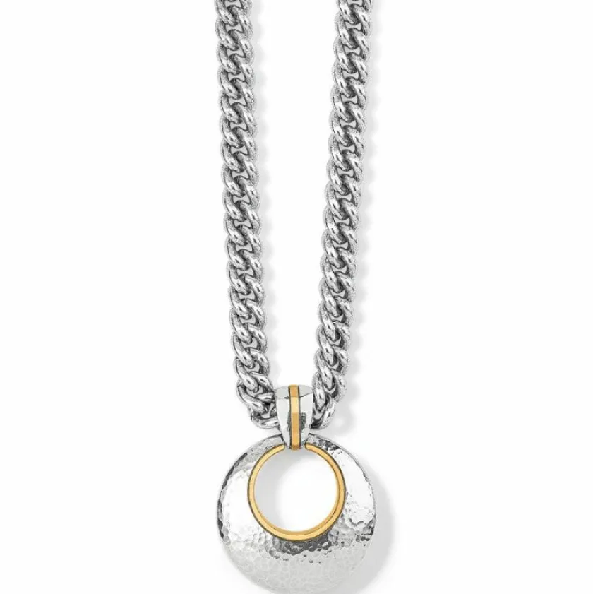 Brighton Ferrara Entrata Large Necklace Silver-Gold Best