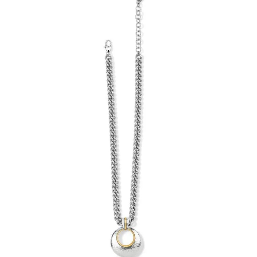 Brighton Ferrara Entrata Large Necklace Silver-Gold Best