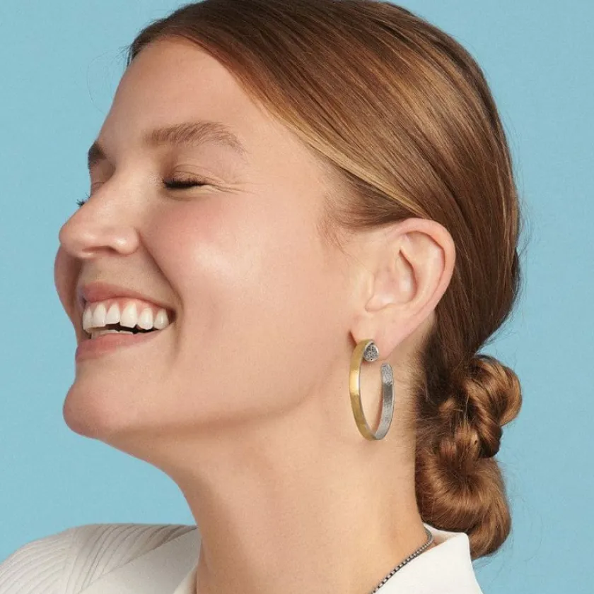Brighton Ferrara Entrata Medium Hoop Earrings Outlet