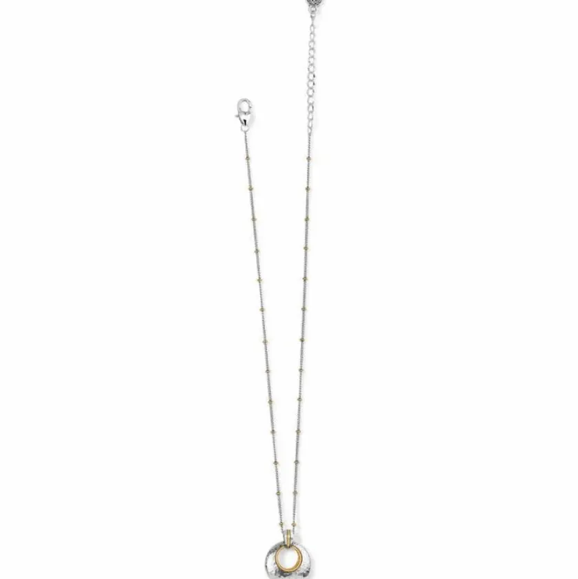 Brighton Ferrara Entrata Petite Necklace Silver-Gold Best