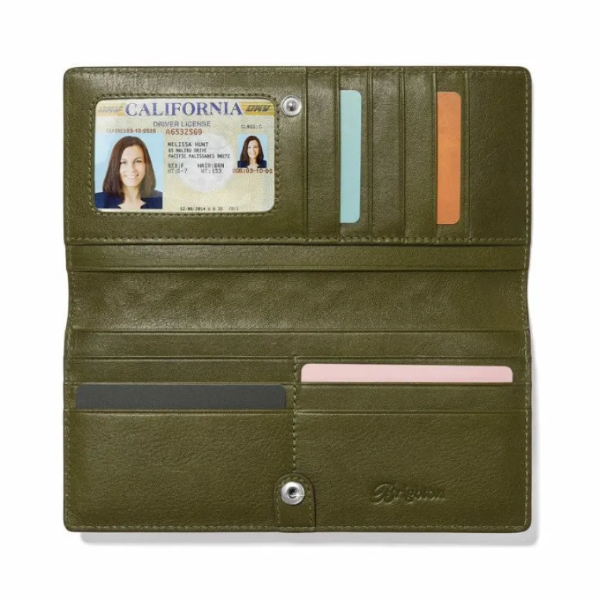 Brighton Ferrara La Bellezza Slim Folio Wallet New