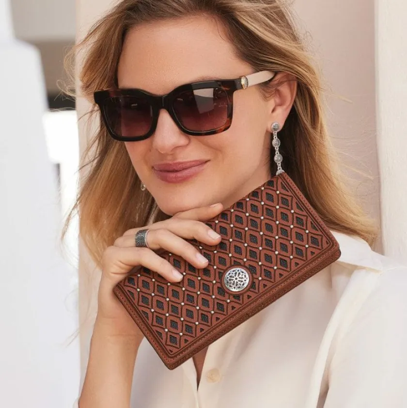 Brighton Ferrara La Bellezza Slim Folio Wallet New