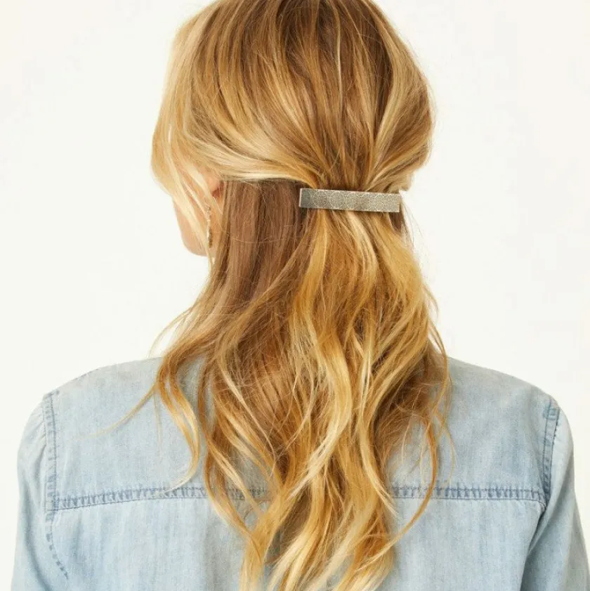 Brighton Ferrara Large Barrette Silver Clearance