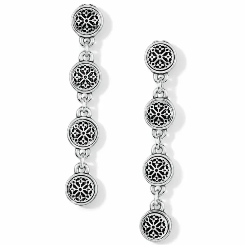 Brighton Ferrara Pierced Post Drop Earrings Silver Hot