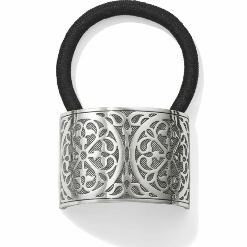 Brighton Ferrara Ponytail Holder Silver Sale