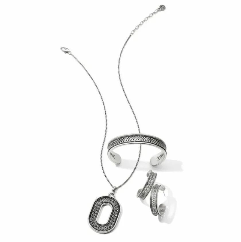 Brighton Ferrara Siena Cuff Bracelet Silver Clearance