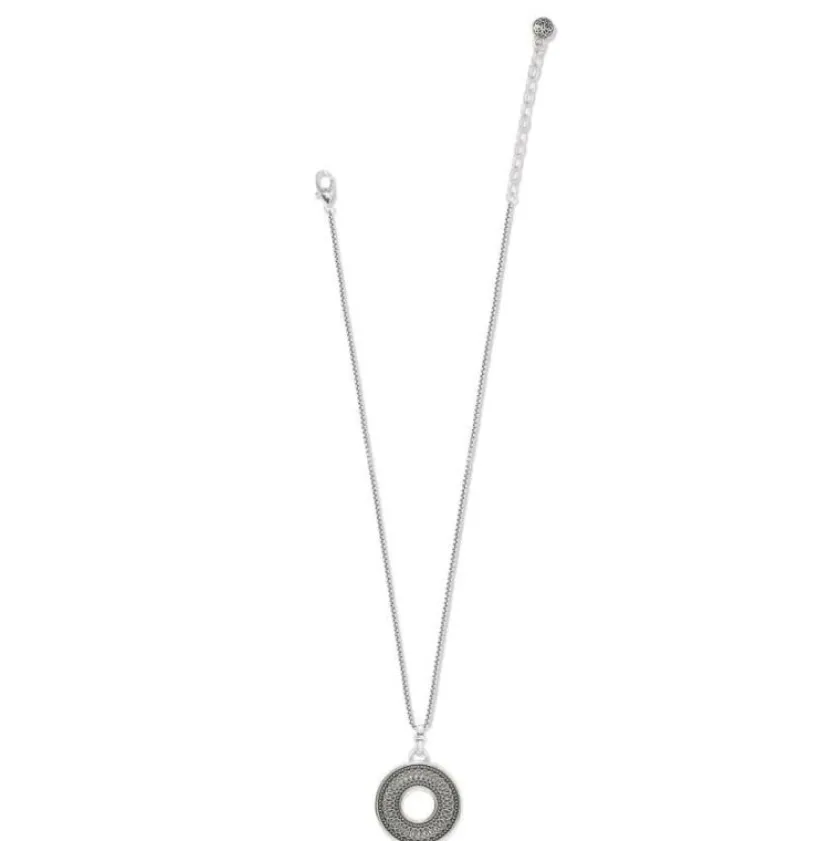 Brighton Ferrara Siena Round Necklace Silver Discount