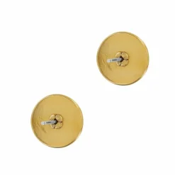 Brighton Ferrara Two Tone Post Earrings Silver-Gold Discount