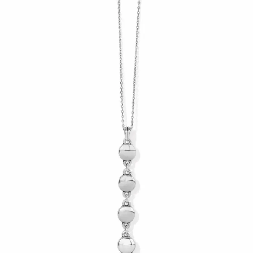 Brighton Ferrara Y Reversible Necklace Silver New