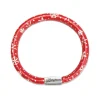 Brighton Festive Snowflakes Woodstock Bracelet Red Hot