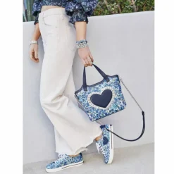 Brighton Flora Sneakers Blue Hot