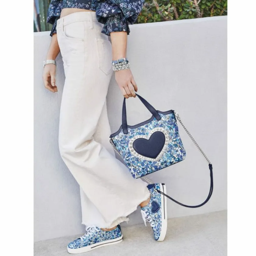 Brighton Flora Sneakers Blue Hot