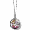 Brighton Flower Duet Shaker Necklace Silver-Gold Outlet