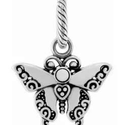 Brighton Flutter Charm Silver-Purple New