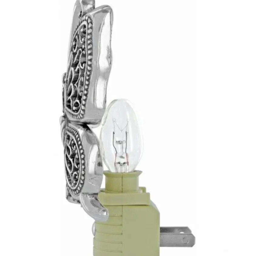 Brighton Fly By Night Butterfly Night Light Silver Discount