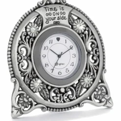 Brighton Forever Clock Silver Clearance