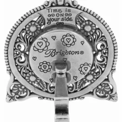 Brighton Forever Clock Silver Clearance