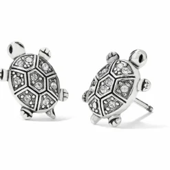 Brighton Fortune Turtles Mini Post Earrings Silver Best