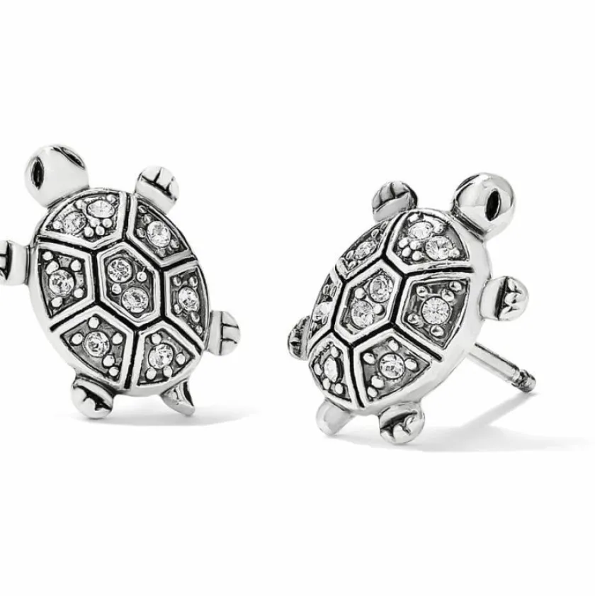 Brighton Fortune Turtles Mini Post Earrings Silver Best