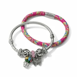 Brighton French Garden Butterfly Woodstock Bracelet Pink Clearance