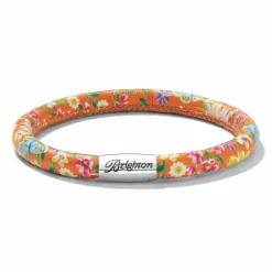 Brighton French Garden Flower Woodstock Bracelet Orange Outlet