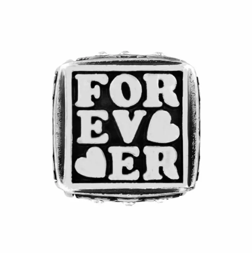 Brighton Friends Forever Cube Bead Silver Best