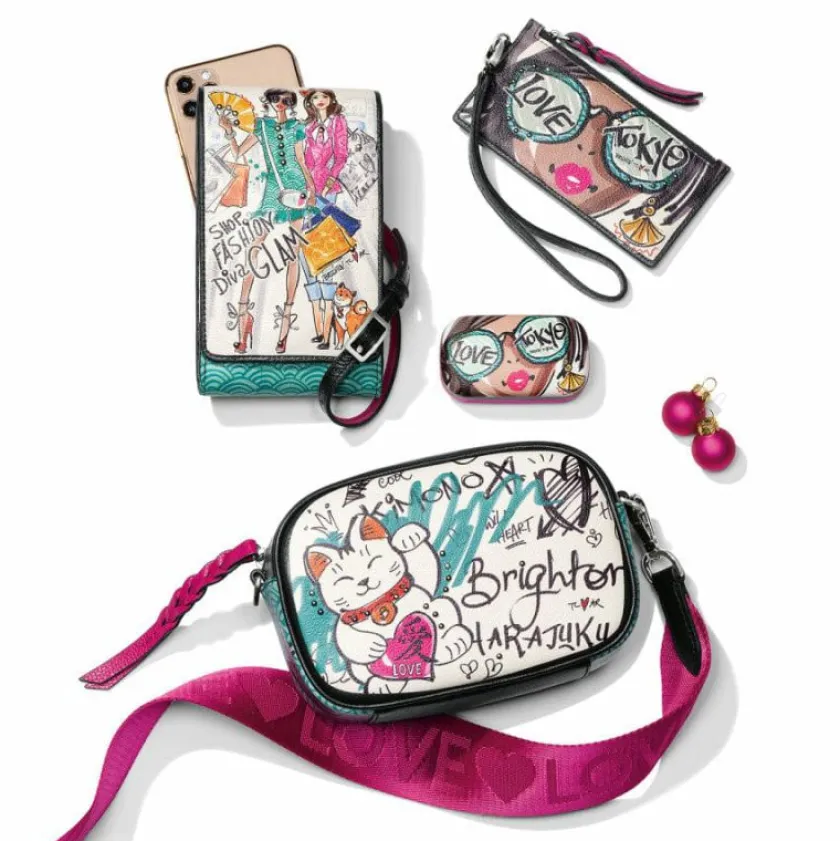 Brighton From Tokyo With Love Card Pouch Multi Hot