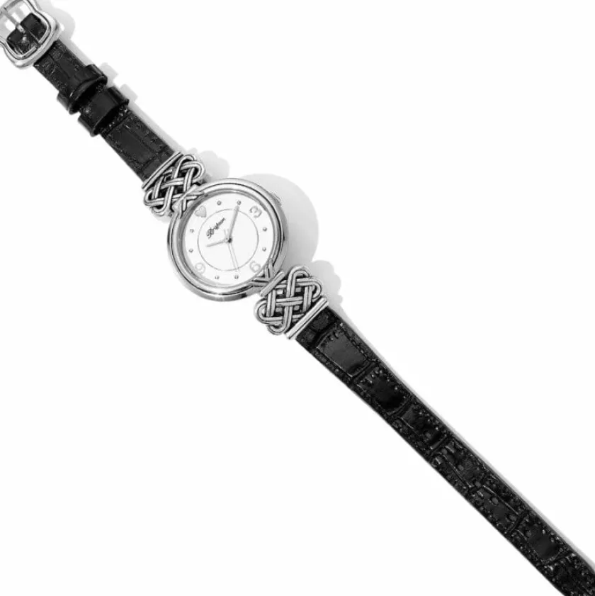 Brighton Galway Reversible Watch Brown-Black New