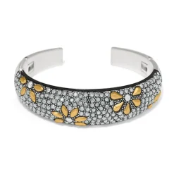 Brighton Garden Of Love Double Hinged Bangle New