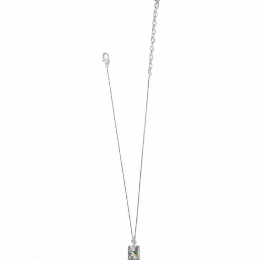 Brighton Garden's Splendour Hummingbird Necklace Silver-Multi Outlet
