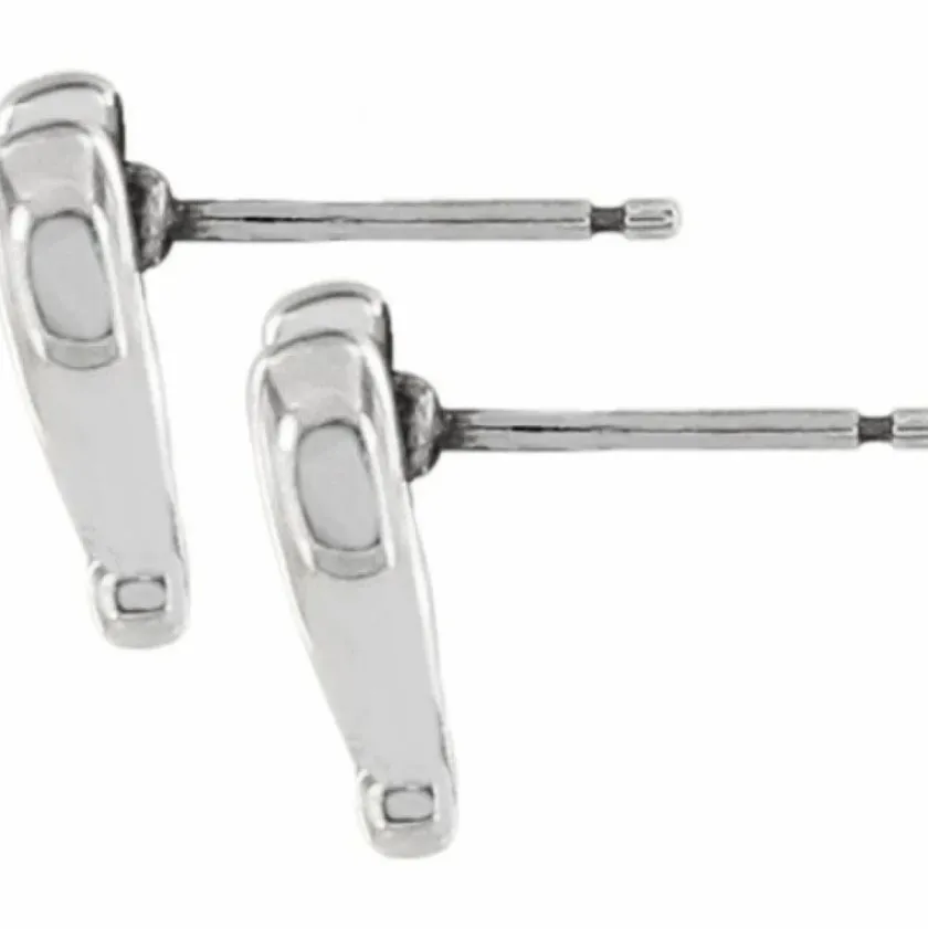 Brighton Genoa Heart Mini Post Earrings Silver Outlet