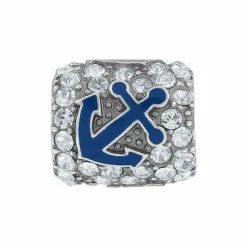 Brighton Glitter Anchors Bead Silver-Blue Online
