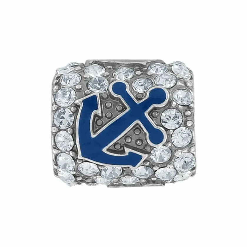 Brighton Glitter Anchors Bead Silver-Blue Online