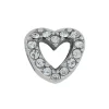 Brighton Glitter Hearts Bead Silver Outlet