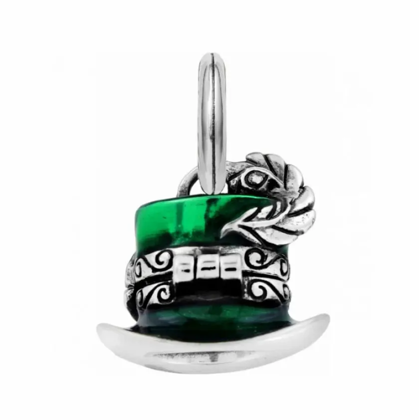 Brighton Go Lucky Hat Charm Green Best