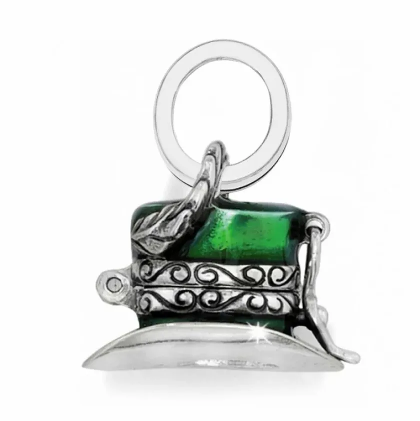 Brighton Go Lucky Hat Charm Green Best
