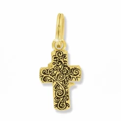 Brighton Easter Lily Cross Charm Gold Sale