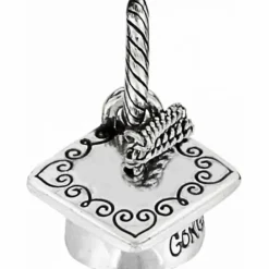 Brighton Graduation Cap Charm Silver Sale