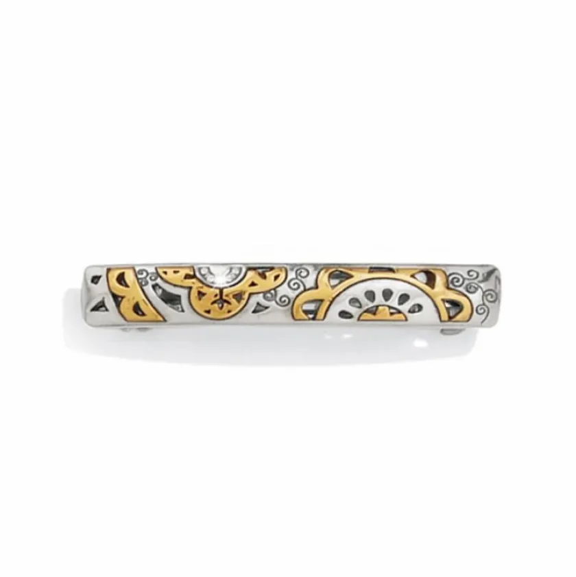 Brighton Granada Barrette Silver-Gold New
