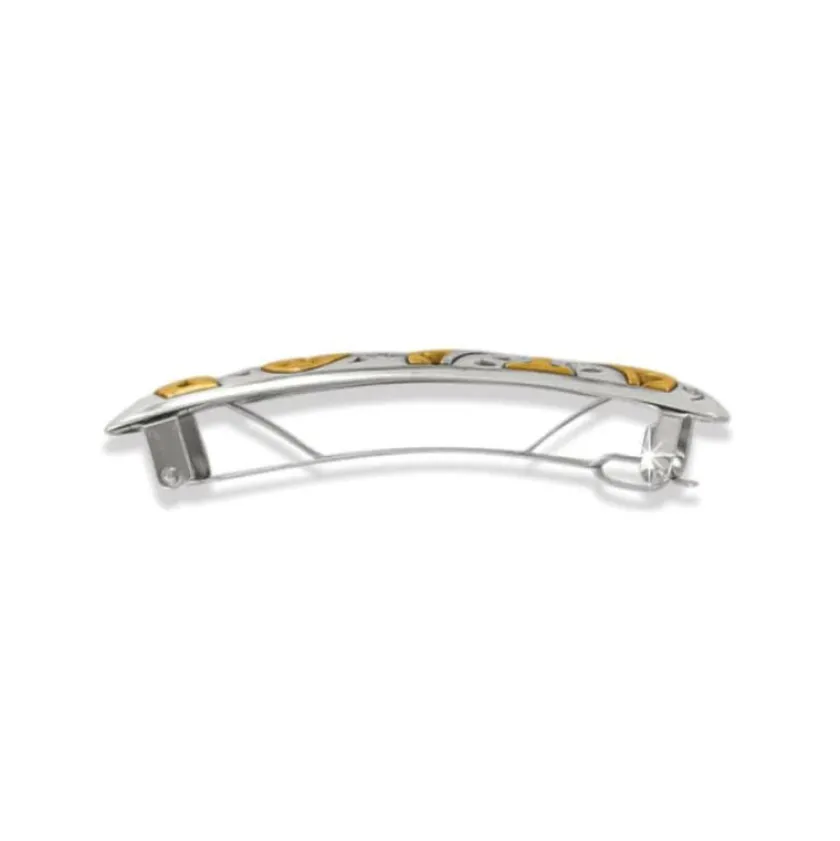 Brighton Granada Barrette Silver-Gold New