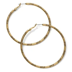Brighton Grande Hoop Charm Earrings Outlet
