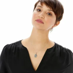 Brighton Guardian Angel Petite Necklace Silver New
