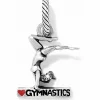 Brighton Gymnastic Charm Silver Fashion