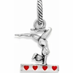 Brighton Gymnastic Charm Silver Fashion
