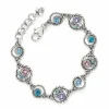 Brighton Halo Bracelet Silver-Tanzanite Best