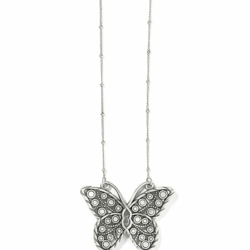 Brighton Halo Gems Monarch Necklace Silver-Multi Online