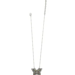 Brighton Halo Gems Monarch Necklace Silver-Multi Online