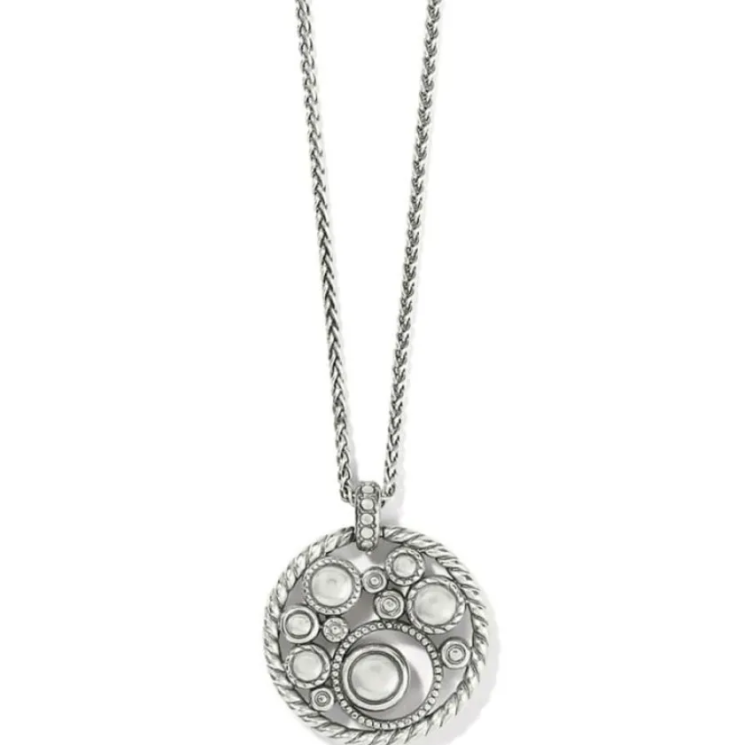 Brighton Halo Gems Necklace Silver-Multi Sale